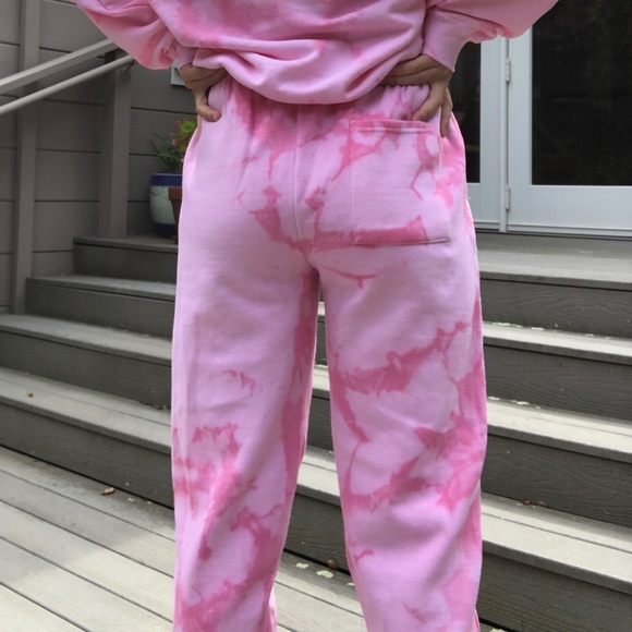 Pink tie dye sweatpants only! - Picture 4 of 6